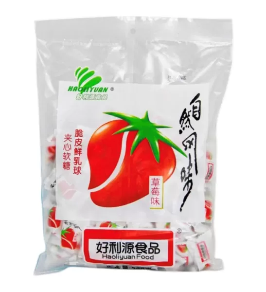 Asia Foods / Молочно-фруктовые конфеты со вкусом клубники